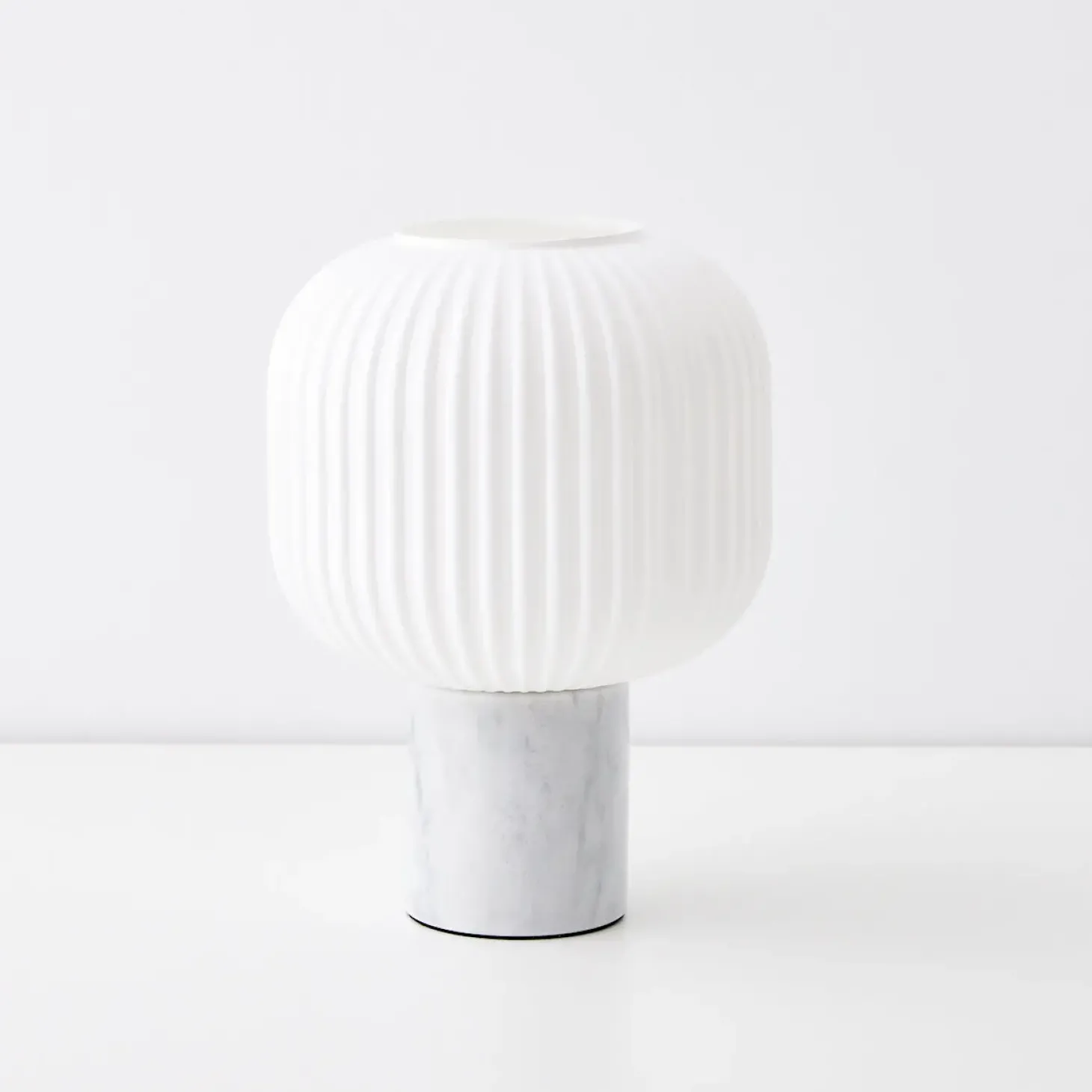 Store GigiandTom Accordion Marble Table Lamp White