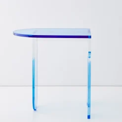 Cheap GigiandTom Arched Acrylic Side Table Blue