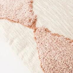 Shop GigiandTom Boho Cotton Cushion With Insert Nude/Pink