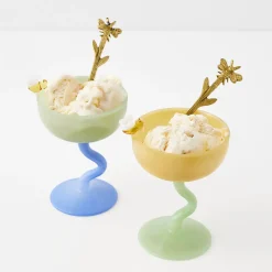 Clearance GigiandTom Bumble Cocktail Glass Yellow/Green