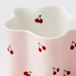 Best Sale GigiandTom Cherry Ceramic Mug Pink