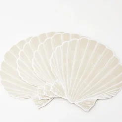 Cheap GigiandTom Clam Shell Placemat Set Of 4 Natural