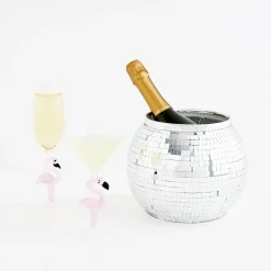 Fashion GigiandTom Flamingo Stem Champagne Glass