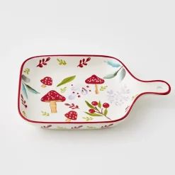 New GigiandTom Forest Friends Ceramic Serving Plate With Handle
