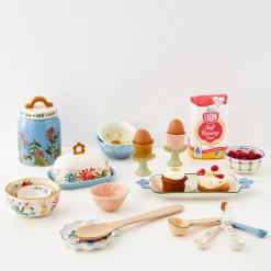 Outlet GigiandTom In Bloom Ceramic Serving Tray Blue