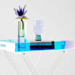 Clearance GigiandTom Kaleidoscope Ombre Acrylic Vase Navy/Green