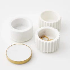 Flash Sale GigiandTom Keepsake 3 Piece Marble Stackable Trinket Dish