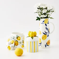 Online GigiandTom Lemon Ceramic Canister
