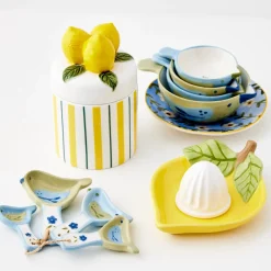 Online GigiandTom Lemon Ceramic Canister