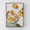 Discount GigiandTom Lemon Slices Framed Canvas Oil Painting