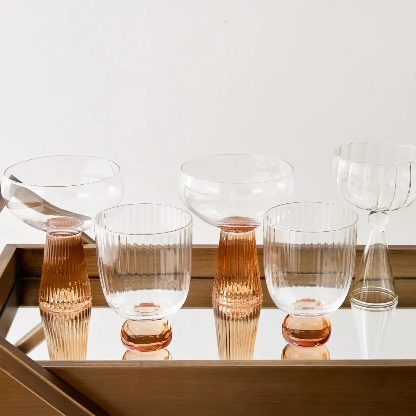 Hot GigiandTom Metal Bar Cart Gold