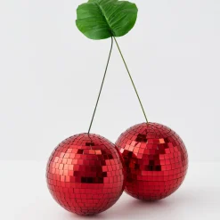 Shop GigiandTom Mirrored Cherry Sculpture Red