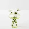 Best GigiandTom Mushroom Coloured Glass Vase Green