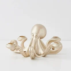 Discount GigiandTom Otto Octopus Resin Candle Holder Gold
