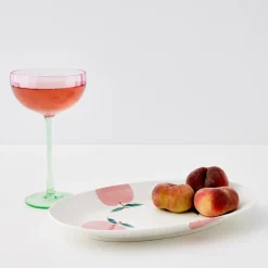 Discount GigiandTom Peachy Keen Ceramic Serving Platter