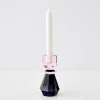 Discount GigiandTom Queen Crystal Taper Candle Holder Black Pink