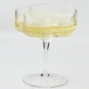 New GigiandTom Ribbed Flower Champagne Glass
