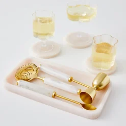 Discount GigiandTom Ribbed Flower Glass Tumbler