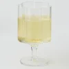 Store GigiandTom Ribbed Flower Wine Glass