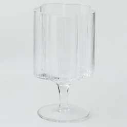 Store GigiandTom Ribbed Flower Wine Glass