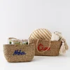 Fashion GigiandTom Riviera Rattan Basket Shopper Set