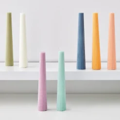 Cheap GigiandTom Soy Taper Candle Cream