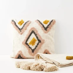 Outlet GigiandTom Spring Cotton Throw Blanket Off White