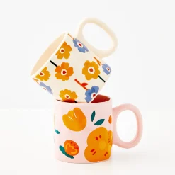 Outlet GigiandTom Springtime Ceramic Mug Pink