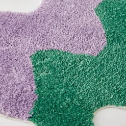 New GigiandTom Squiggle Floor Runner Lavender/Green