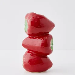 Cheap GigiandTom Stacked Strawberry Ceramic Vase