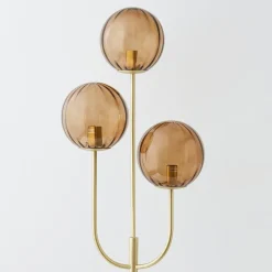 Flash Sale GigiandTom Trident Metal Floor Lamp