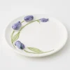 Outlet GigiandTom Tulip Ceramic Decorative Plate Purple