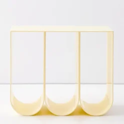 Store GigiandTom W Curved Acrylic Side Table Cream