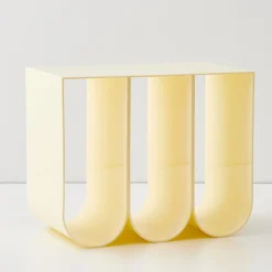 Store GigiandTom W Curved Acrylic Side Table Cream