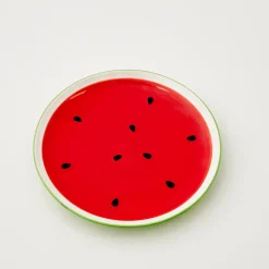 Store GigiandTom Watermelon Ceramic Plate Red