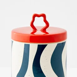 Online GigiandTom Whorl Kitchen Ceramic Canister Tall